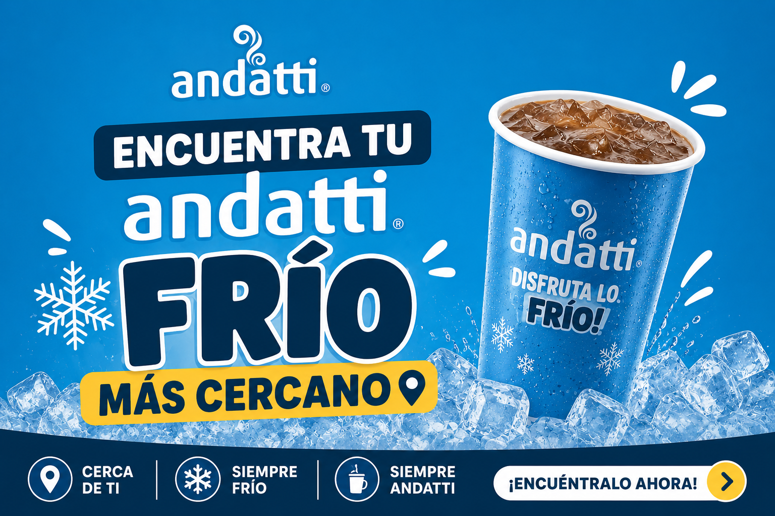 Encuentra tu Andatti Frío más cercano